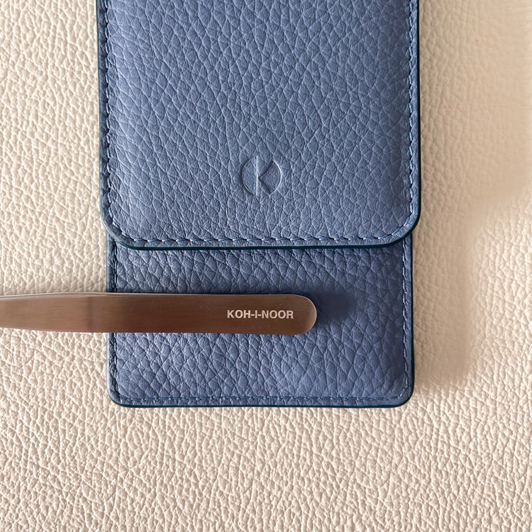 SUBLIME: 3pcs GENUINE LEATHER MANICURE SET